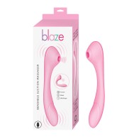 Blaze Bendable Suction Massager in Pink