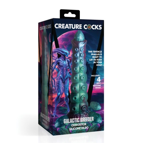 Dildo de Silicona Galactic Breeder Ovipositor Creature Cocks - Multicolor