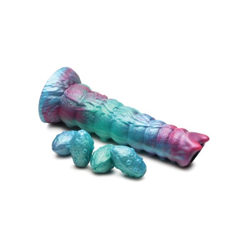 Creature Cocks Galactic Breeder Ovipositor Silicone Dildo - Multi Color