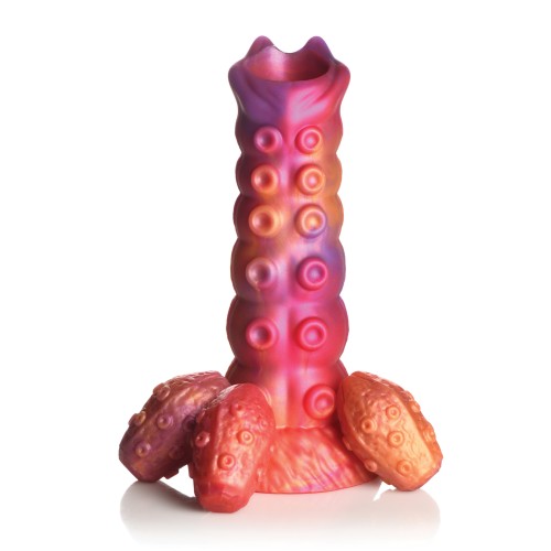 Creature Cocks Nymphoid Ovipositor Silicone Dildo with Eggs in Multi Color