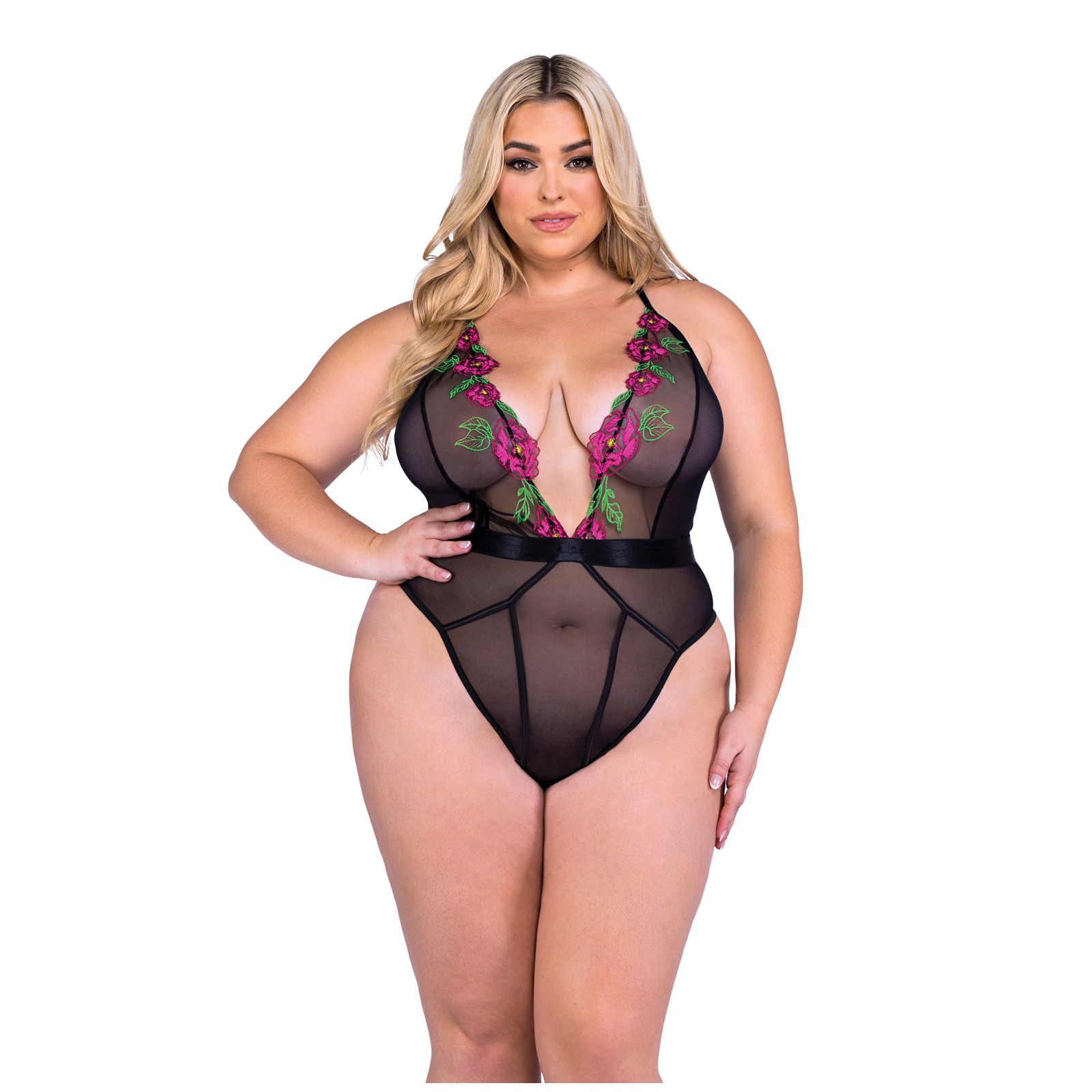 Peony Paradise Teddy in Black for Elegant Comfort