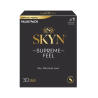 Lifestyles SKYN Supreme Feel Condoms - 30 Count