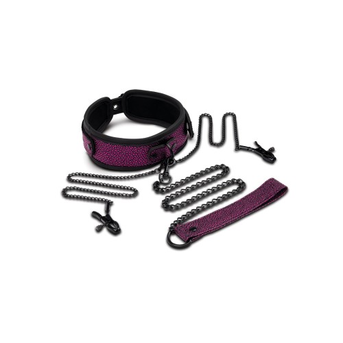 WhipSmart Dragon's Lair Collar and Leash Set