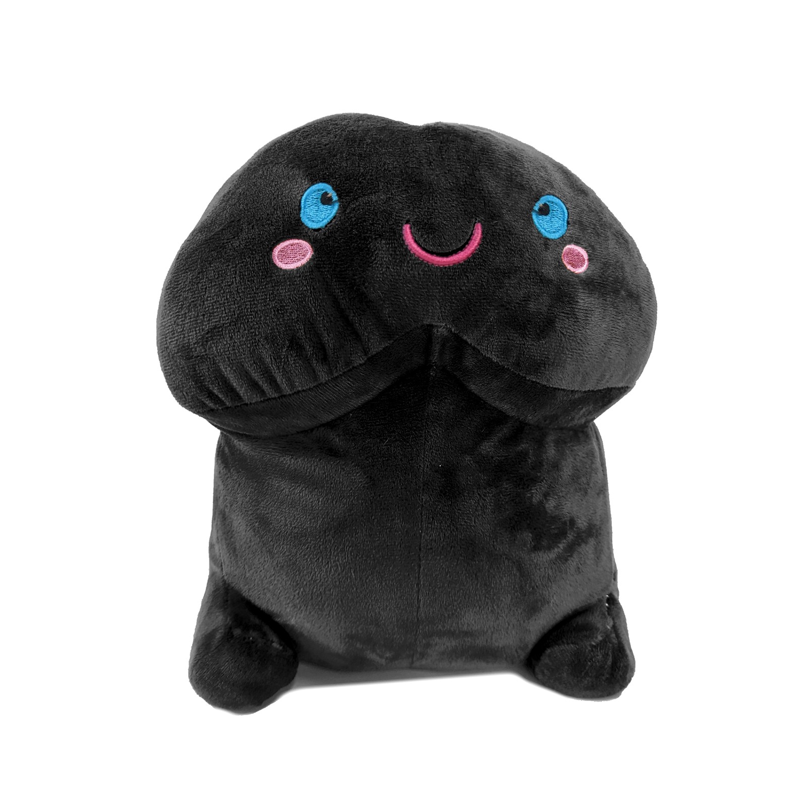 Shots Short Penis Plushie Black 20 Inches