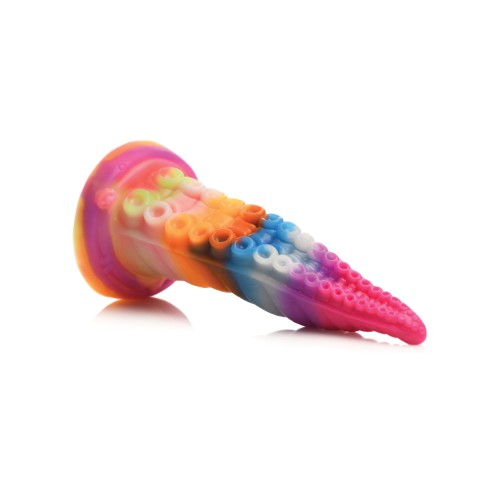 Dildo Tentáculo Que Brilla en la Oscuridad - Colores Arcoíris