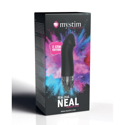 Mystim Real Deal Neal eStim Vibrator Black