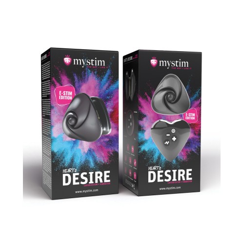 Mystim Hearts Desire eStim Vibrator Black