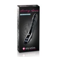 Mystim Sizzling Simon Vibrador eStim Edición Negra