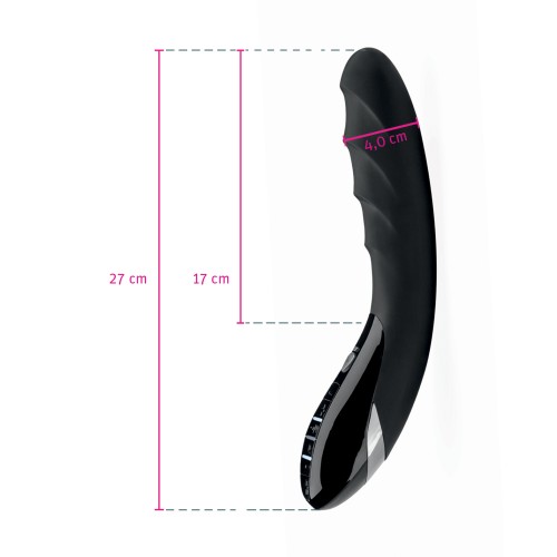 Mystim Sizzling Simon Vibrador eStim Edición Negra