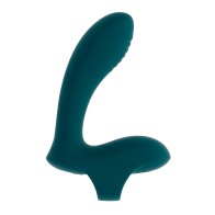 Vibrador Playboy Multi Juguete Envuelto en Mi Dedo Verde Oscuro