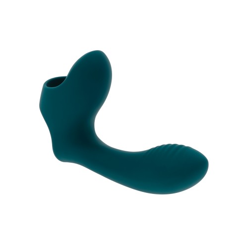 Vibrador Playboy Multi Juguete Envuelto en Mi Dedo Verde Oscuro