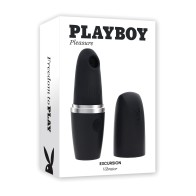 Vibrador de Succión Clitoriana Playboy Pleasures Excursion Negro