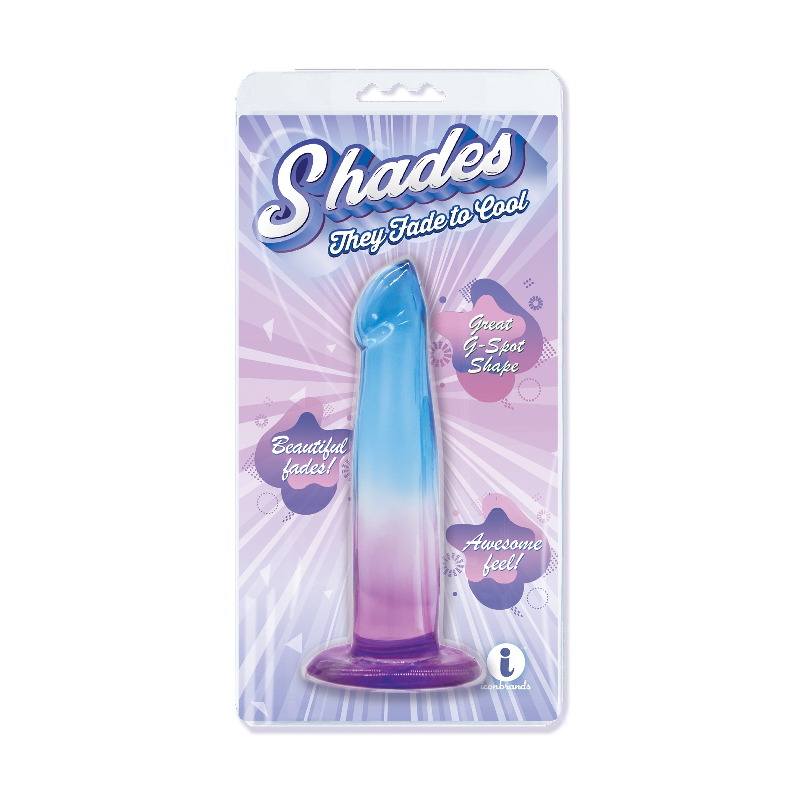 Dong Gradiente Jelly TPR Shades - Placer Inolvidable