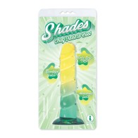 Dildo Jelly Swirl TPR Pequeño Amarillo Mint