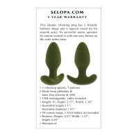 Selopa The Colonel Vibrating Plug - Green