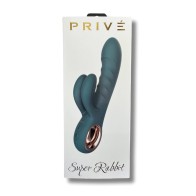 PRIVE Super Rabbit Vibrator - Teal