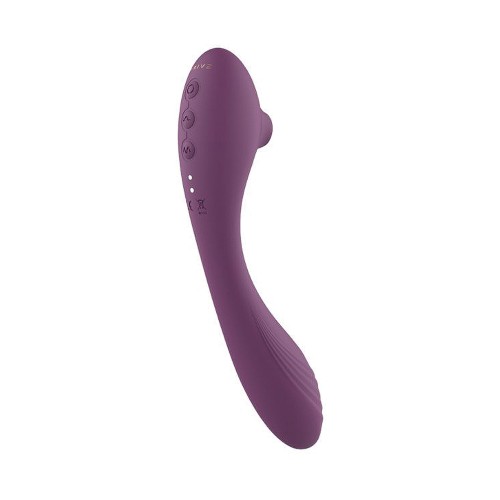 PRIVE Trinite 3 en Uno Vibrador - Púrpura