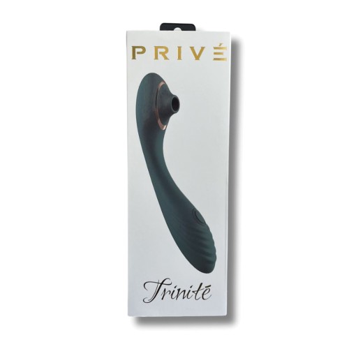 PRIVE Trinite 3 in One Teal Vibrator