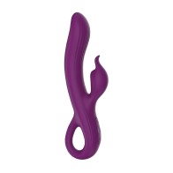 Vibrador Dual Lola Rabbit Púrpura