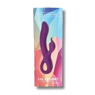 Vibrador Dual Lola Rabbit Púrpura