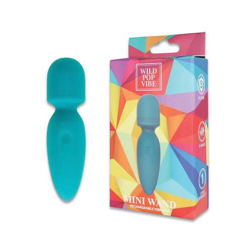 Wild Pop Vibe Mini Wand Teal Waterproof