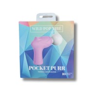 Masajeador Mini Pocket Purr Wild Pop - Lavanda