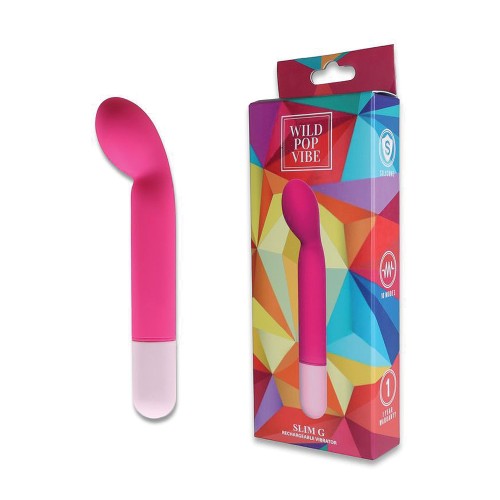 Wild Pop Slim G Vibrator Pink