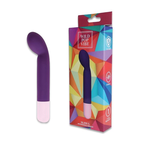 Vibrador Slim G Wild Pop Púrpura