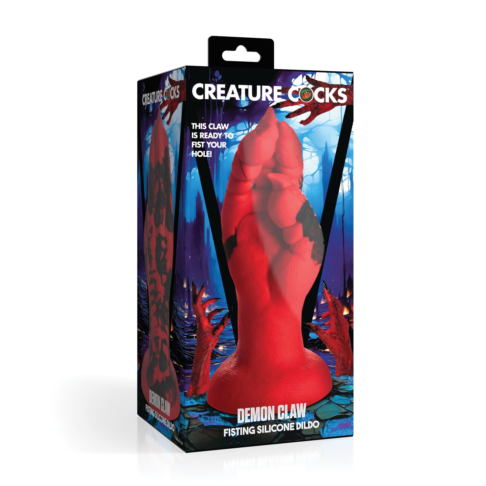 Creature Cocks Demon Claw Silicone Dildo - Red