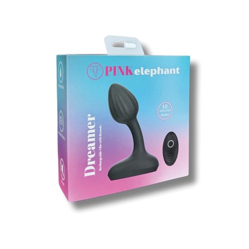 Pink Elephant Dreamer Rechargeable Vibe with Remote