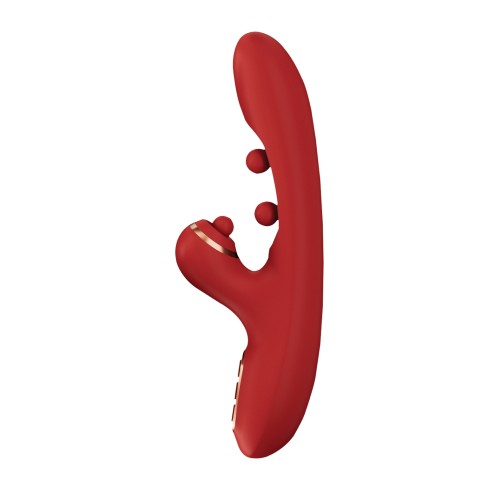 Tickler G-Spot Vibrator Tapping Clitoral Stimulator Red