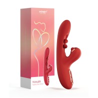 Tickler G-Spot Vibrator Tapping Clitoral Stimulator Red