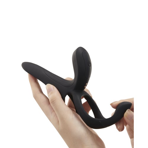 Pleasure Pivot App-Controlled Couples Vibrators Black