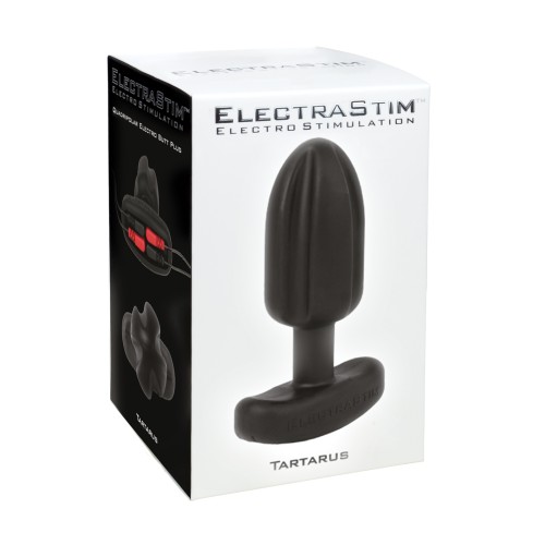 ElectraStim Silicone Noir Tartarus Butt Plug Black