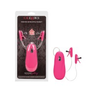 Nipple Play Heated Vibrating Teasers - Pink