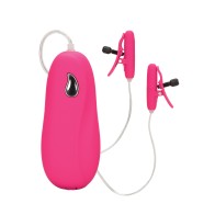 Nipple Play Heated Vibrating Teasers - Pink