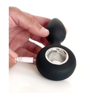 VERS Plug Anal de Silicona Recargable - Negro