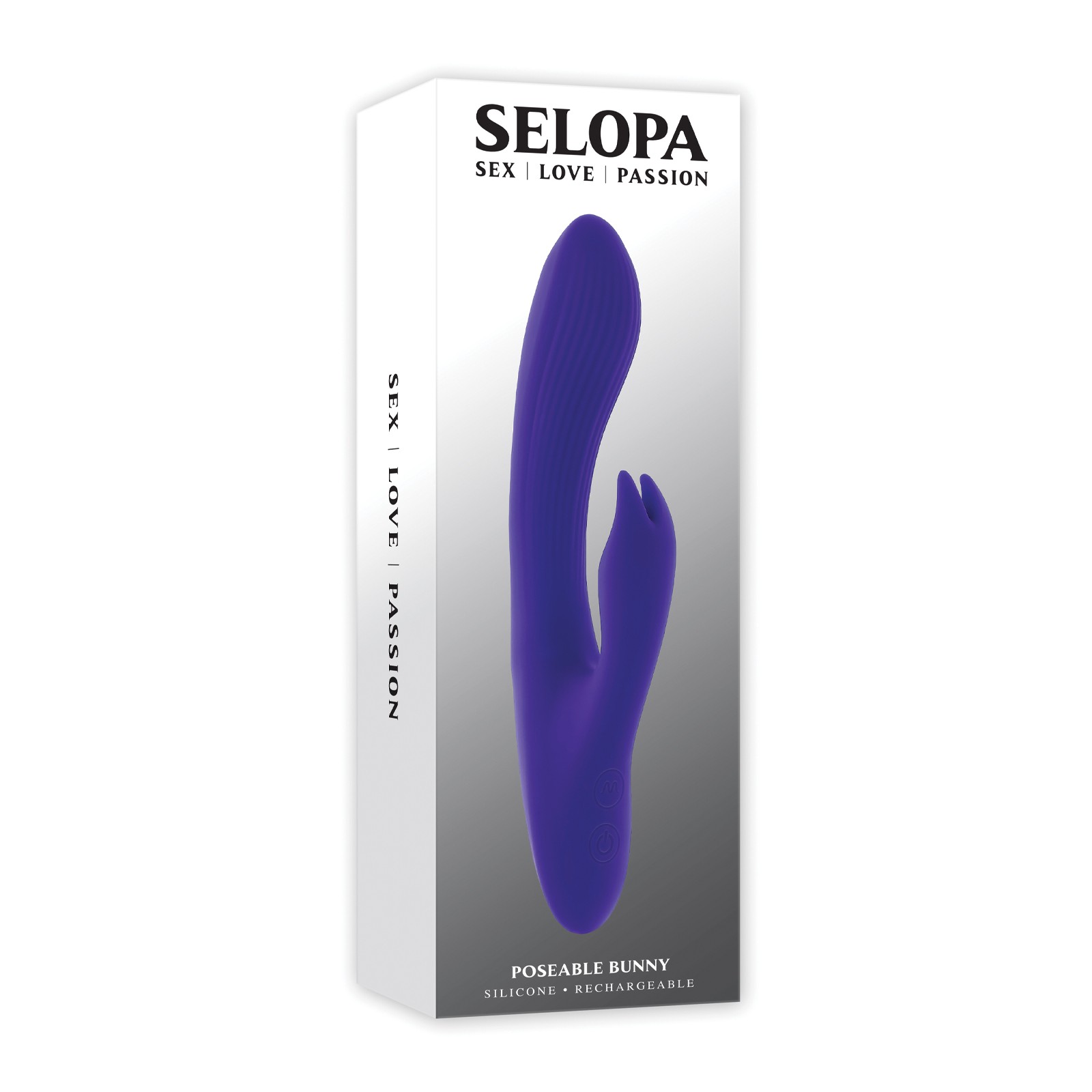 Vibrador Conejo Poseable Selopa Púrpura