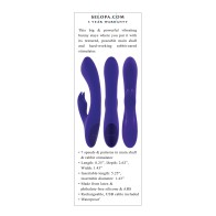 Selopa Poseable Bunny Rabbit Vibrator Purple