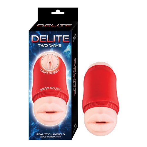 Nasstoys Delite Two Ways Mouth Vagina Masturbator