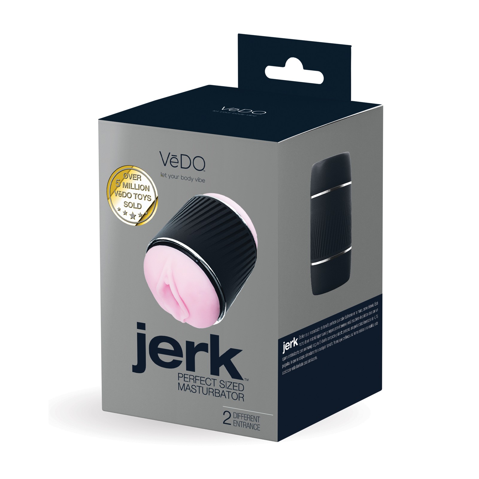 VeDO Jerk Manga de Masturbación Negro Rosa