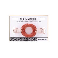 Sex & Mischief Labios Peaches 'n CreaMe para Juegos Divertidos