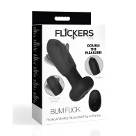 Inmi Flicking Vibrating Butt Plug with Remote