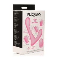 Inmi G-Flick Flicking G-Spot Vibrator with Remote - Pink