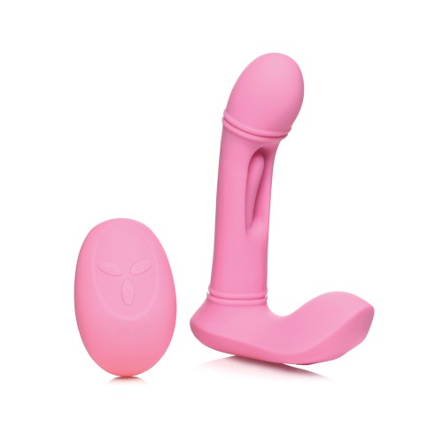 Inmi G-Flick Flicking G-Spot Vibrator with Remote - Pink