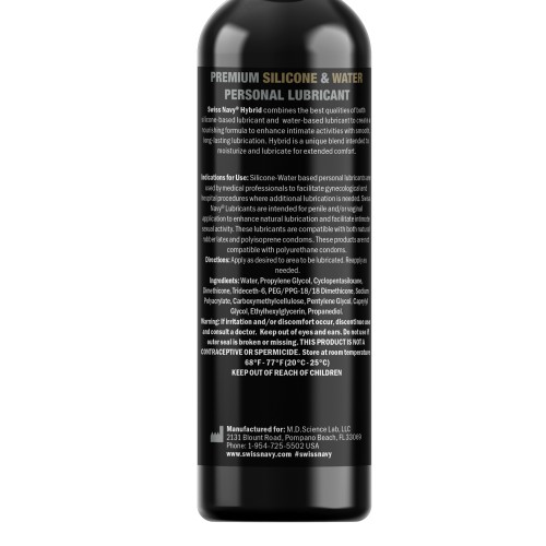 Lubricante Híbrido Premium Swiss Navy - Comodidad Duradera