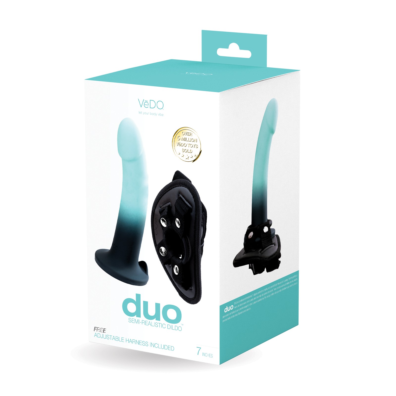 Dildo de Silicona VeDO Duo con Arnés