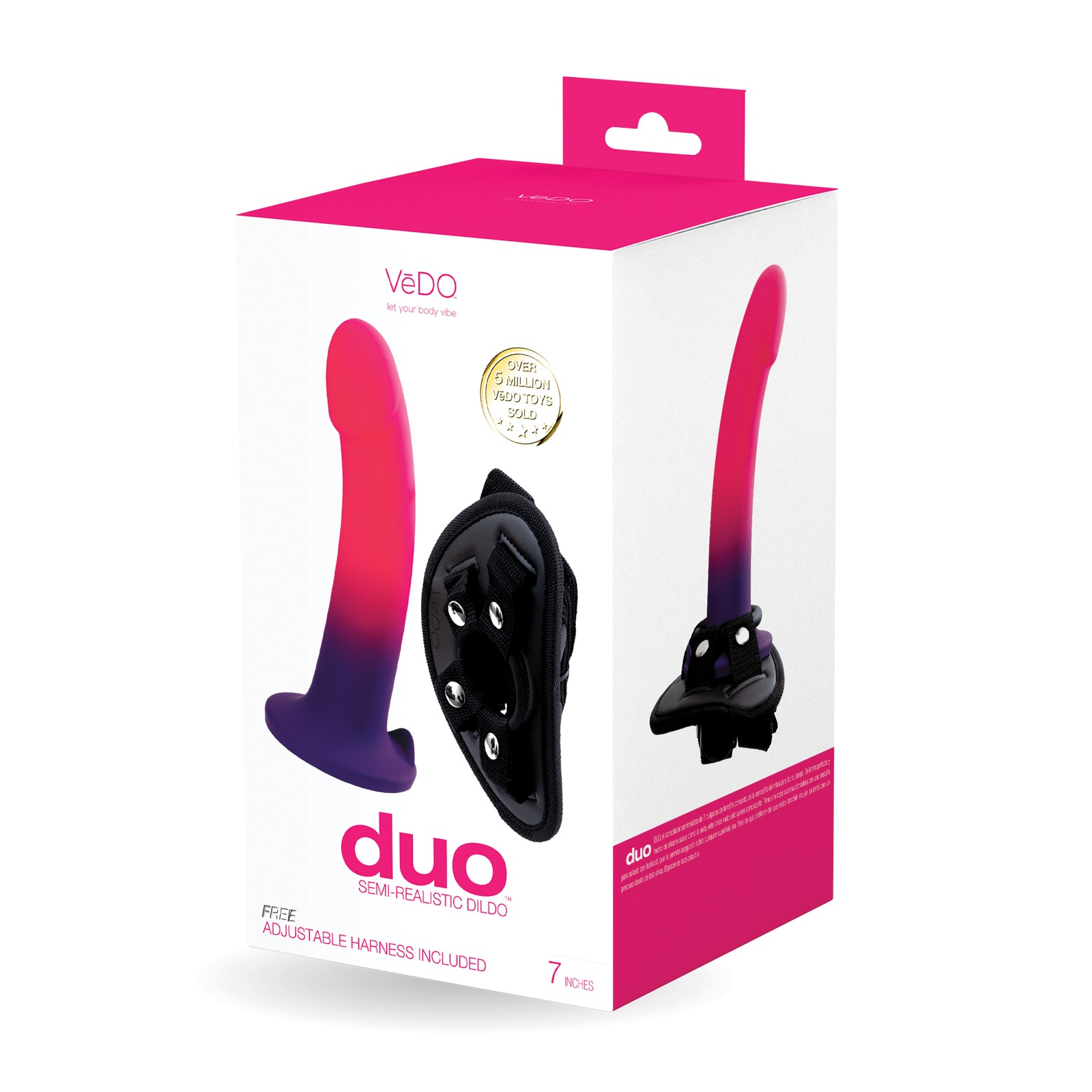 Dildo de Silicona VeDO Duo con Arnés