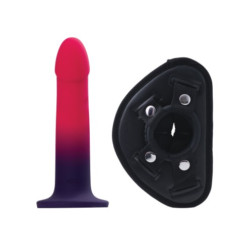 VeDO Duo Silicone Dildo with Harness