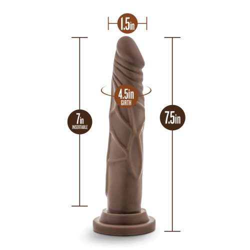 Pene Realista Dr. Skin 7.5 - Chocolate